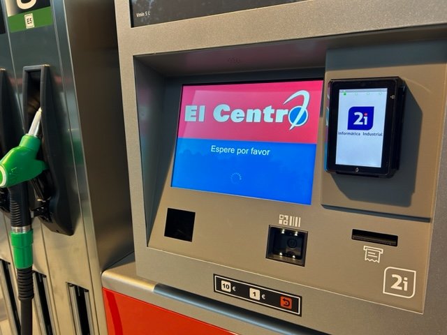 Vista del sistema de surtidor desatendido